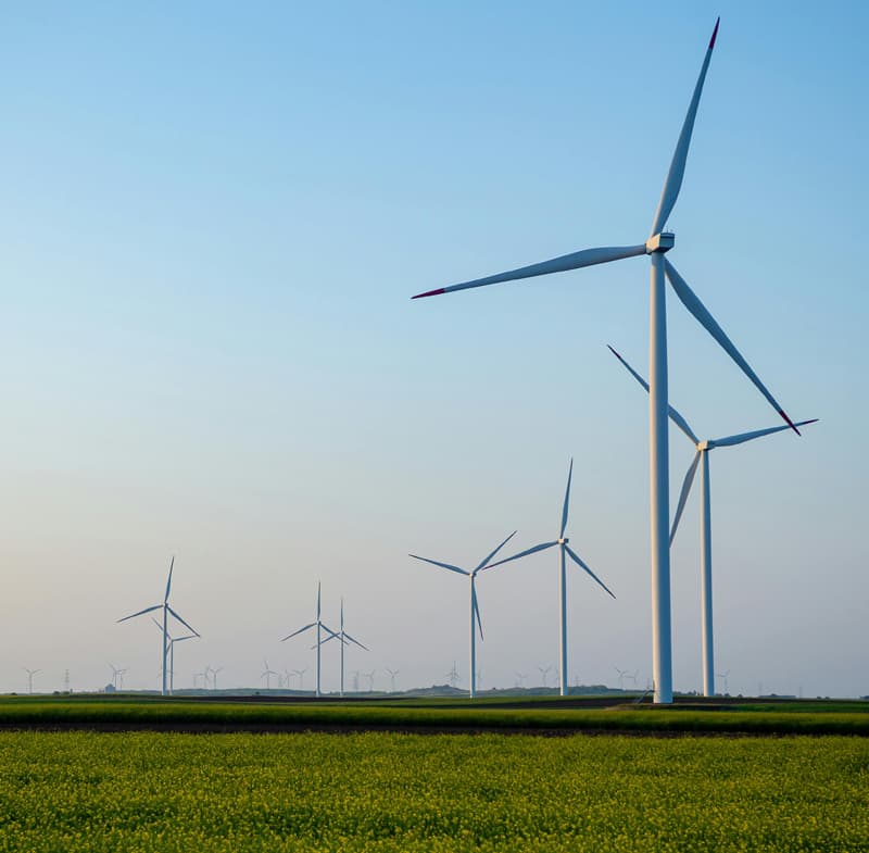 Energy Transition service, wind turbines